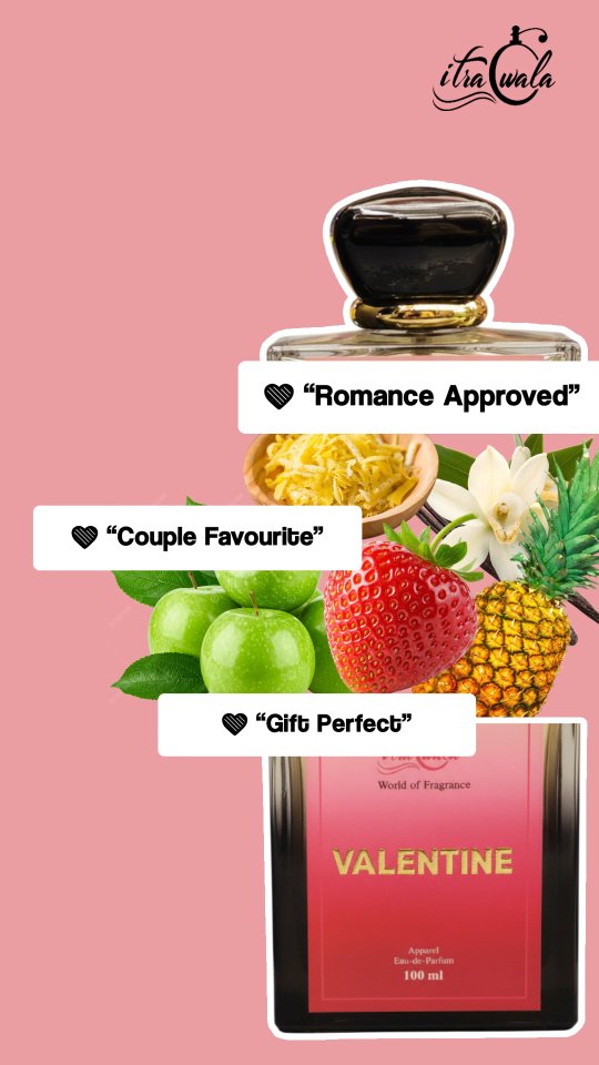 Valentine is where soft florals meet warm sweetness romantic, comforting, and irresistible.
It’s the fragrance couples fall for again and again… because love should smell this good. 💫
Tag your Valentine & make memories that linger. 🌹
#itrawala❤️ #CoupleFavourite #CoupleScent #LoveInEveryNote #ViralFragrance