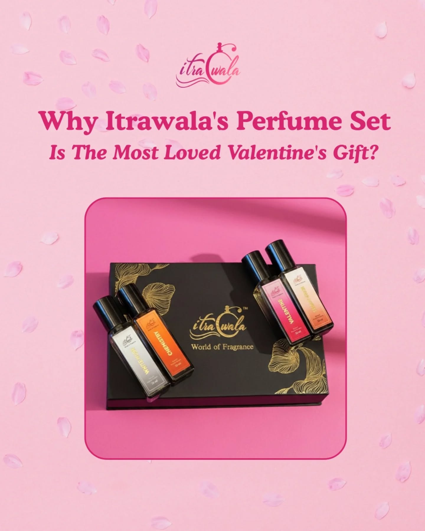 This Valentine’s Day, don’t gift something that dries up in days.

Gift a Valentine’s Gift Set that stays longer, feels deeper, and reminds them of you every single time. 💖

Because love should last longer than flowers. 🌹🖤

#itrawala❤️ #ValentinesGift #GiftThatLasts #valentines2026
#loveinair