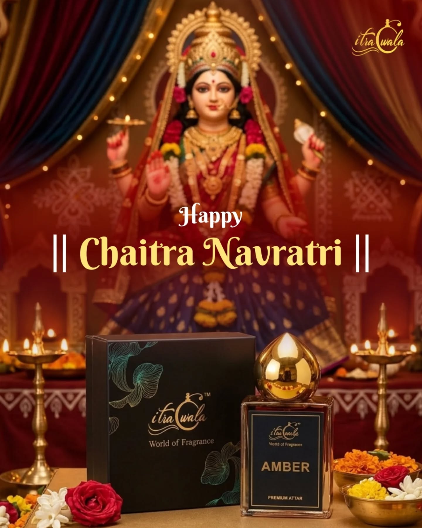 Celebrate the divine essence of Chaitra Navratri with fragrances that elevate your soul ✨
This Navratri, let every drop of attar become a prayer, every scent a blessing, and every moment filled with positivity 🌸🙏
Embrace purity. Embrace devotion. Embrace Itrawala.
#ChaitraNavratri #Navratri2026 #FestiveVibes #DivineFragrance #itrawala❤️