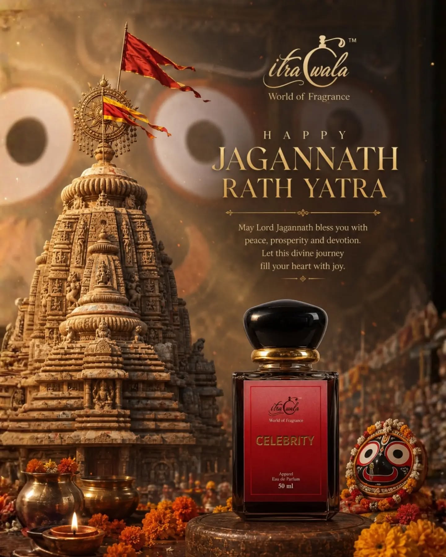 On this sacred occasion of Rath Yatra, Itrawala wishes you and your loved ones peace, prosperity, and countless blessings. May every step of your journey be filled with positivity and grace.
Happy Rath Yatra! 🙏🚩
#rathyatra2026⭕‼️⭕ #Jagannath #JaiJagannath #FestivalOfFaith #itrawala❤️