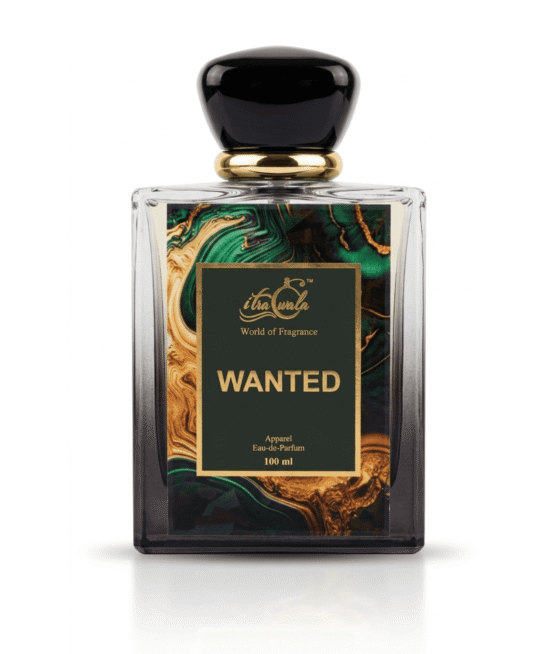 Wanted Perfume by Itrawala – Intense Oriental Spicy Fragrance with Cardamom, Toffee & Amberwood | Long Lasting Evening Perfume for Men | 100ML & 50ML